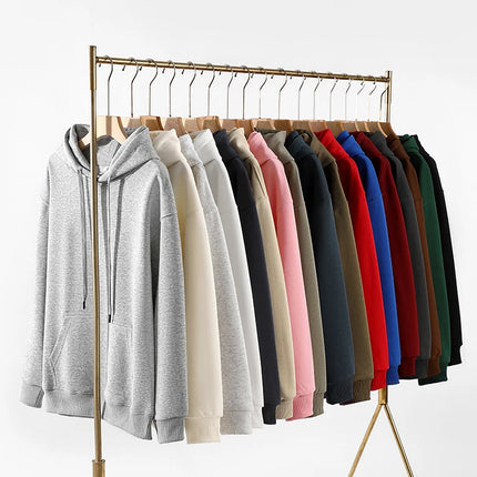 High Quality Custom Hoodie Cotton Sweatshirt Print Embroidery Brand Logo Text Photo Design Men Women Famliy Team Clothing 300g