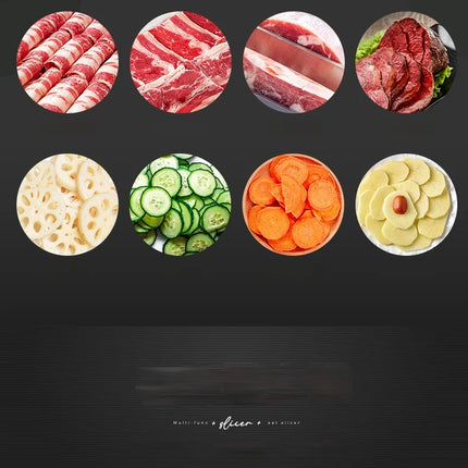 GIANXI Pork Belly Vegetable Slicer Frozen Meat Processor Cutting Machine Mutton Rolls Cutter Fruit Easy Slicer Kitchen Accessory
