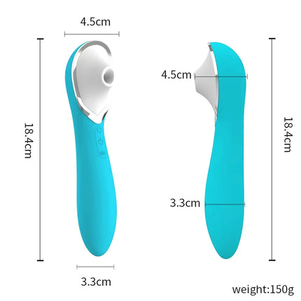 Silicone Clitoral Suction Vibrator Air Pulse Stimulator for Women Multiple Modes Women's Pleasure Toy