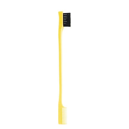 hair anti-static edge brush comb 2-in-1 double-sided edge control brush hair styling tool with comb,Special for real hair wigs