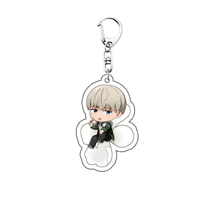 Anime WIND BREAKER 6cm acrylic Keychain key chain big stand brand Sakura-harusugita Keitaro  decoration key ring Gift