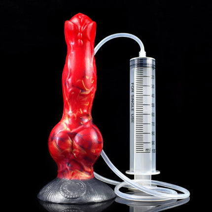 NNSX Ejaculation Dildo with Strong Suction Cup Wolf/Dog Anal Plug Silicone Adult Sex Toy Anal Dilator G-spot Massage Masturbation