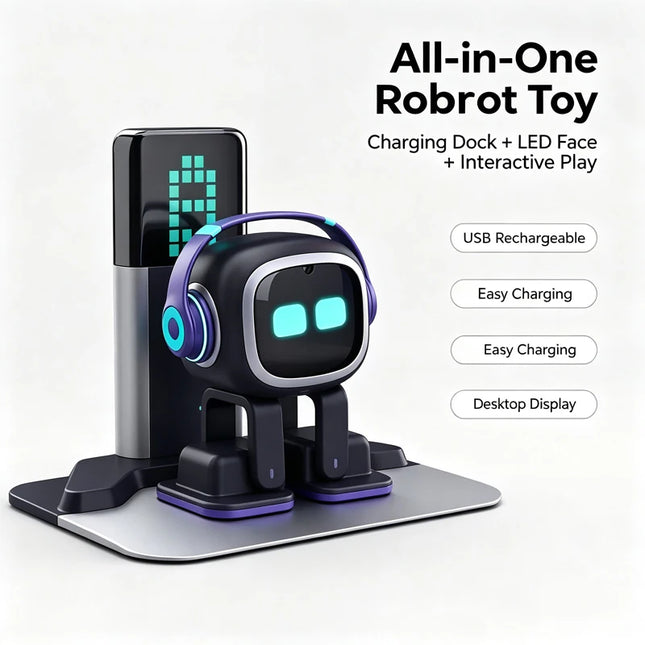 Artificial Intelligence Interactive Robot toys, Cute Desktop Electronic Pets, Used For Entertainment And Emotional Partners.