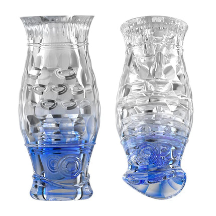 Transparent Male Masturbator Cup - Soft Vagina Simulation Sex Toy for Men / Gobelet Masturbateur Masculin Transparent - Jouet Sexuel Simulation Vagin Doux