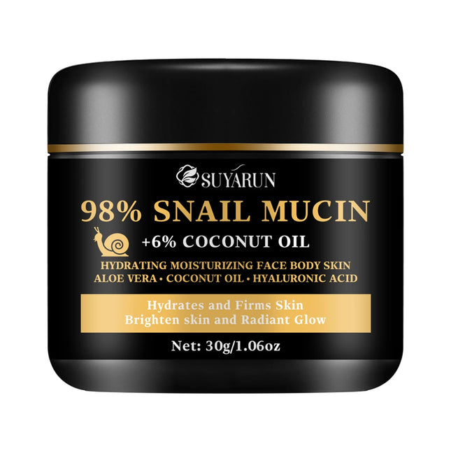 92% snail lotion and 5% hyaluronic acid, lighten fine lines, firm and moisturize, suitable for all skin types