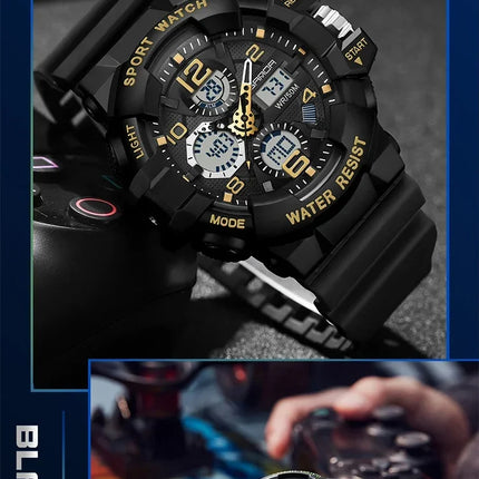 SANDA Top Brand G-Style Military Watch Men Digital Shock Sports Watches For Man Waterproof Electronic Wristwatch Male Relogios