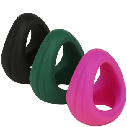 Silicone Penis Cock Ring Delay Ejaculation Super Small Chastity Cage Adjustable Penis Ring Scrotum Cockring Male Sex Toy for Me