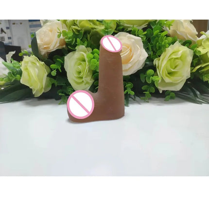 GOFLYING STP Packer Wholesale Ultra Soft Realistic Short Small Dildo Dress Male Genitalia Transgender Ftm Prosthetics Penis