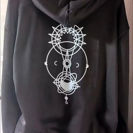 Kpop TV Series The Eclipse Cosplay Hoodie Y2k Hooded Shirt Top Women Loose Pullover Cardigan Sweatshirts Oversized Jacket Gifts