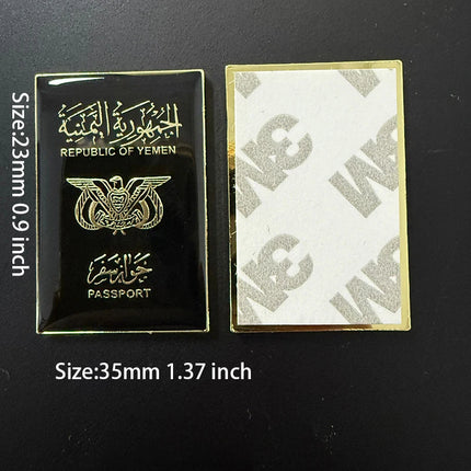 1-100PCS Yeman Mobile Phone 3M Sticker Badge Metal Pin Broooches Pins
