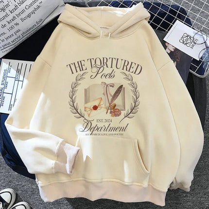 Ttpd hoodies women streetwear Fleece sweatshirts female japanese pulls