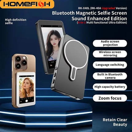 High-Definition Projection  Experience crystal-clear self-shooting with our high-definition projection device