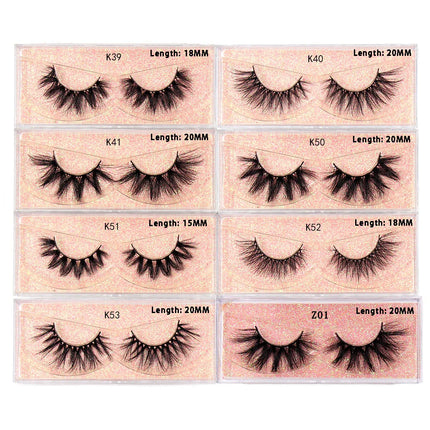 LEHUAMAO Eyelashes 3D Mink Lashes natural handmade volume soft lashes long eyelash extension real mink eyelash for makeup D103