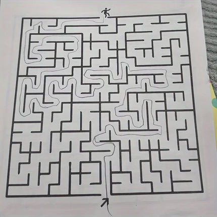Children Maze Game Book Student Concentration Training Intellectual Development Educational Early Learning Toys Kids Gifts