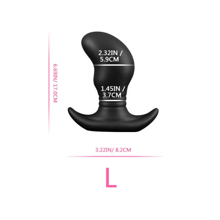Glow in The Dark Colorful Silicone Buttocks Butt Plug Soft Women's Gay Men Prostate Massager