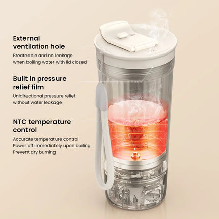 Philips Electric Kettle Bottle 400ml electric heating cup NTC temperature control 110V-240V thermos cup