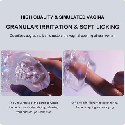 Automatic Electric Piston Rotating Sucker Male Blowjob Masturbator Cup Vagina Dildo Real Oral Vibrator Sex Toys for Men Machine