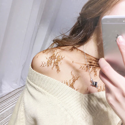 Sexy Black Hollow Out Mesh T-Shirt Transparent Mesh Female Tops Long Sleeve Basic Shirts SeeThrough Turtleneck Women Tshirts