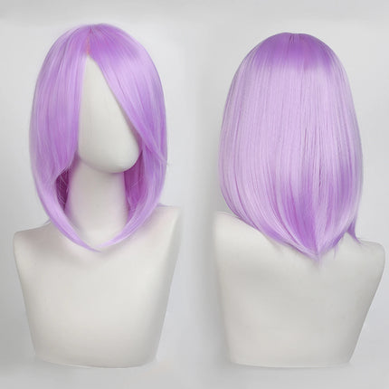 Synthetic Medium Length Cosplay Wig, Adjustable Headband,Multiple colors