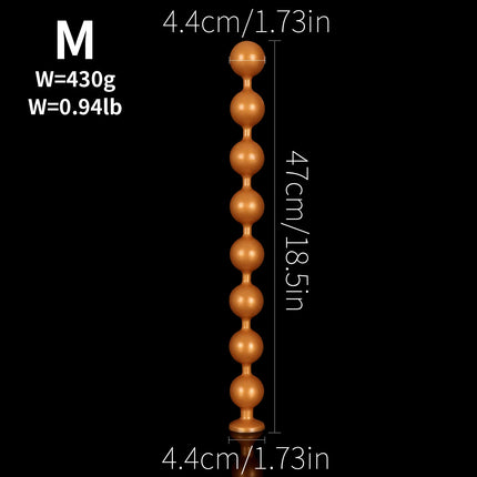 Super Big Anal Plug 7 Sizes Long Anal Beads Huge Butt Plug Prostate Massage Sex Toys For Men/Women Vaginal Anus Dilator Xxxxl 18