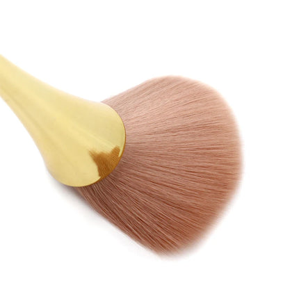 Rose Gold Powder Blush Brush Professional Make Up Brush Large Cosmetic Face Cont Cosmetic Face Cont brocha colorete Make Up Tool