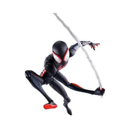Ct Shf Across The Spider-Verse Spider-Man Miles Gwen Figure 15cm Articulated Joint Face-Swapping Doll Collectible Model Toy Gift