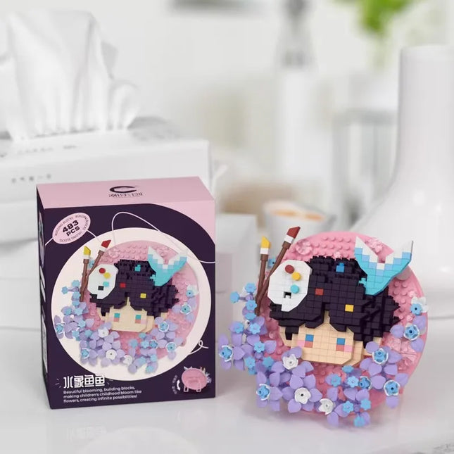Love and Deepspace Cartoon Block Xavier Zayne Rafayel ralayo Sylus Figures Diamond 3D Model Micro Building Blocks for Adults