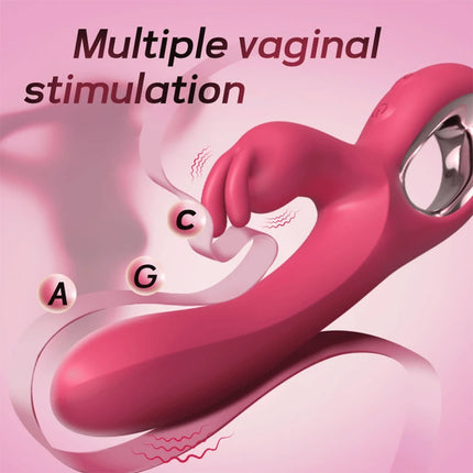 Rabbit Vibrator for Women G Spot Clitoris Stimulator 10 Speeds Female Vagina Masturbator Dual Motors Dildo Sex Toys for Adult