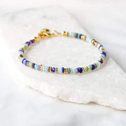 KKBEAD Boho Bracelet Women Y2k Jewelry Bohemian Bracelets Gift Colorful Shell DIs Beads Summer Beach Pulseras Mujer