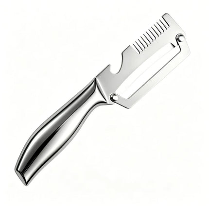 Multifunctional 3-in-1 Stainless Steel Peeler Vegetable & Fruit Slicer Shredder Versatile Kitchen Tool for Peeling Shredding