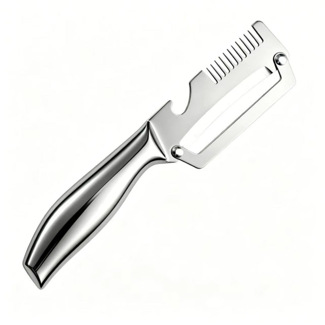 Multifunctional 3-in-1 Stainless Steel Peeler Vegetable & Fruit Slicer Shredder Versatile Kitchen Tool for Peeling Shredding