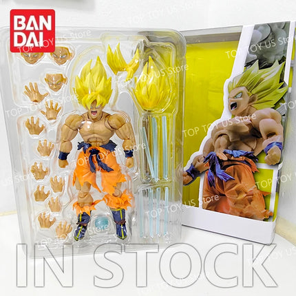 Shf Dragon Ball Z Son Goku Legendary Action Figure PVC Movable Collection Anime 17cm Super Saiyan Kakarotto Figurine Model Toys