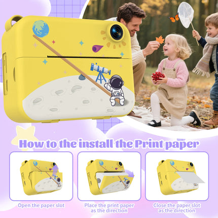 Digital Kids Instant Printing Camera Mini Thermal Photo Printer for Children Suitable for Photography Holiday Gift Camera Kids
