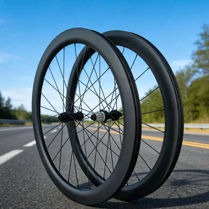 700C Road bike Carbon Wheelset 35mm Width 36T Center lock Ratchet tubless clincher carbon wheels Cyclocross gravel Bicycle