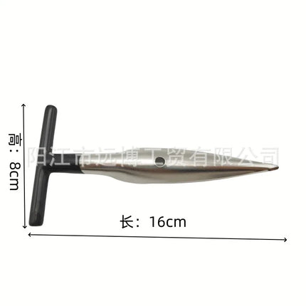2pcs Coconut Opener Tool Stainless Steel Coco Nut Bottle Opener Safe and Convenient Coco Drill Punch Tool