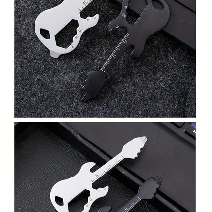 Mini Beer Bottle Opener Creative Musical Instrument Style Keychain Opener ,Multifunctional Gadgets ,Gift for Guitar Music Lovers
