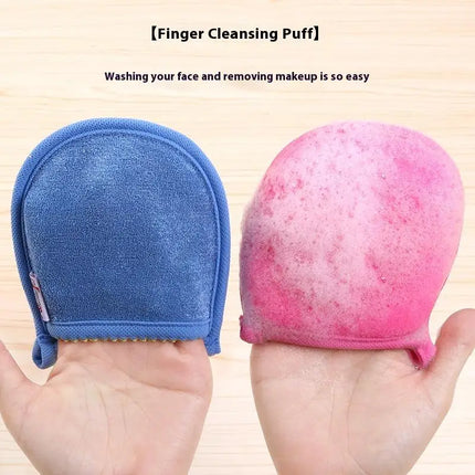 NewFace Wash Makeup Remover Puff Suitable For Home Or Travel Mitten Face Cleansing Cloth Glove Towel Bath Soft Bubble Mild Pad