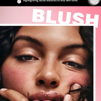 2 In 1 Dream Blush Highlighter Palette Natural Glow Face Contour Long Lasting Luminous Finish Healthy Radiance Duo