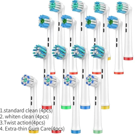 Dupont Bristle Gum Care/Standard Cleaning /Whiten clean/Deep Cleaning Toothbrush Heads For Oral B