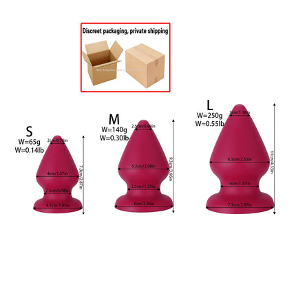 XXXL Fisting Butt Plug Training Dilator Small Huge Anal Plug Super Soft Anal Toys Suction Cup Big Sex Toy For Men Women Buttplug