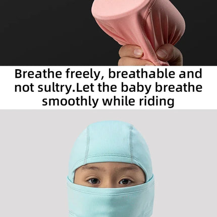 ROCKBROS Ski Mask Outdoor Windproof Full Face Cover UV Protector Breathable Scarf Face Mask Equipment Skiing Cap for Children