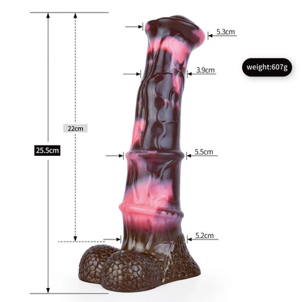 FAAK Fantasy Large Horse Dildo Sucker Silicone Multi Color Penis With Testis Sucker Female Masturbator Anal Plug For Women Men