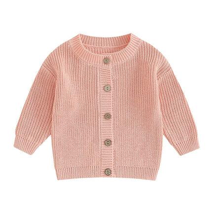 Baby Boys Girls Cardigan Autumn Spring Cotton Sweater Top Baby Children Clothing Boys Girls Knitted Sweater Kids Spring Wear