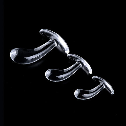 Unisex TPE Thumb Anal Butt Plug 3-Piece Set Prostate Massage Insert G-Spot Wearable Stimulation Sex Toy for Adults Men Women