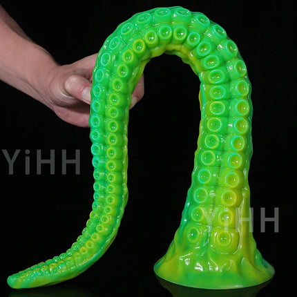 Long Butt Plug Silicone Long Anal Plug Tentacle Dildo Penis With Suction Cup Big Anal Sex Toys Progressive Vaginal Massage