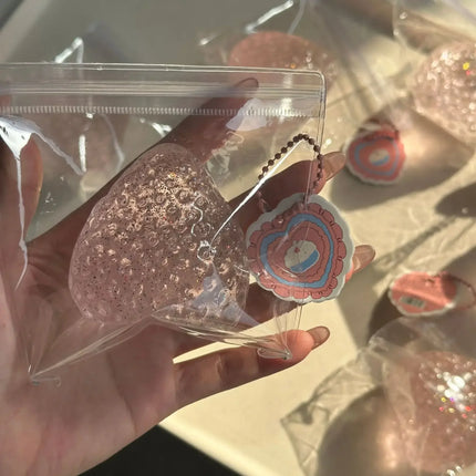 Toy Strawberry Taba Squishy Fidget Toy - Slow Rebound Stress Relief Toy for People Office and Party Favors Squeeze Beauty Gift