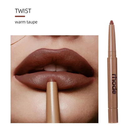 Fashion Lips Makeup Pocket Blusher Lip Gloss Oil Lip Balm Rouge With Lipstick Lip Shape Pen Liner Barrier Butter For Girl Gift