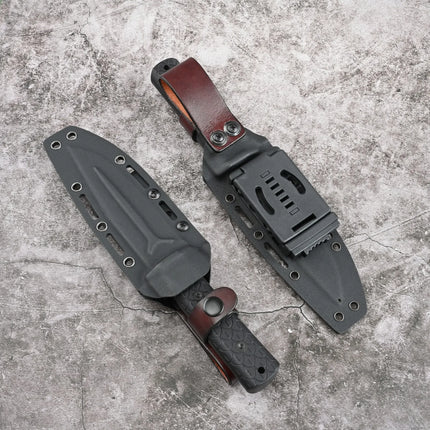 SDOKEDC DC53 Steel EDC Multitool Box Cutter with Sheath Outdoor Camping Fishing Utility Hand Tool