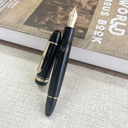 Wing Sung 630 Brief Fountain Pen Iraurita Nib 0.5~0.7mm Nib Piston Resin Gold Clip Pen Stationery Business Gifts Writing