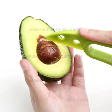3-in-1 Avocado Slicer Shea Corer Butter Fruit Peeler Cutter Pulp Separator Plastic Knife Kitchen Vegetable Tools Home Accessory